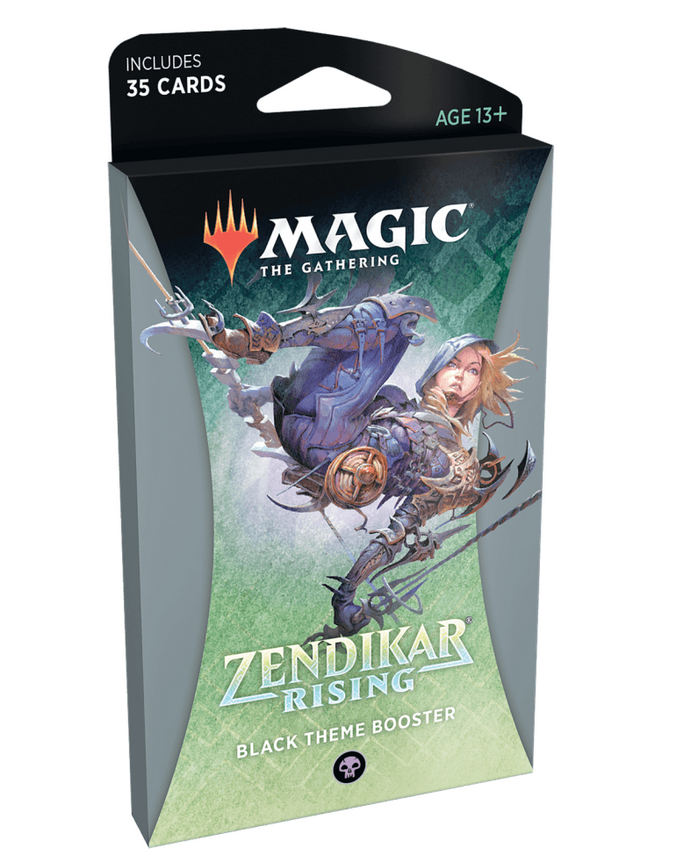 Mtg: Zendikar Rising Theme Booster Black