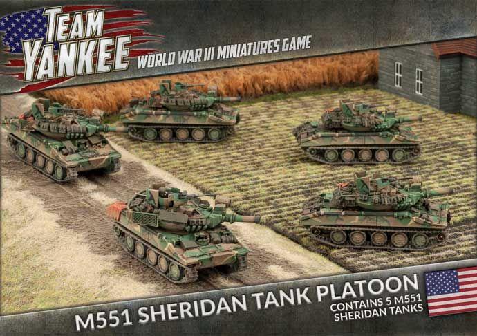 M551 Sheridan Tank Platoon - Team Yankee Americans - TUBX17