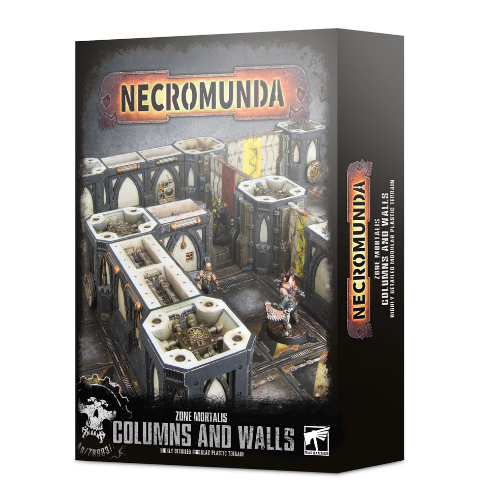 Games Workshop Necromunda Zone Mortalis Columns And Walls