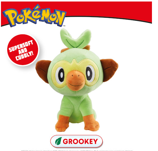 Pokemon - 8 Inch Plush - Grookey