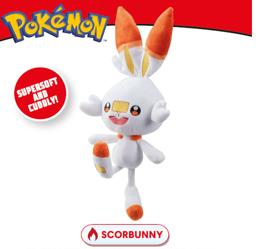 Pokemon - 8 Inch Plush - Scorbunny