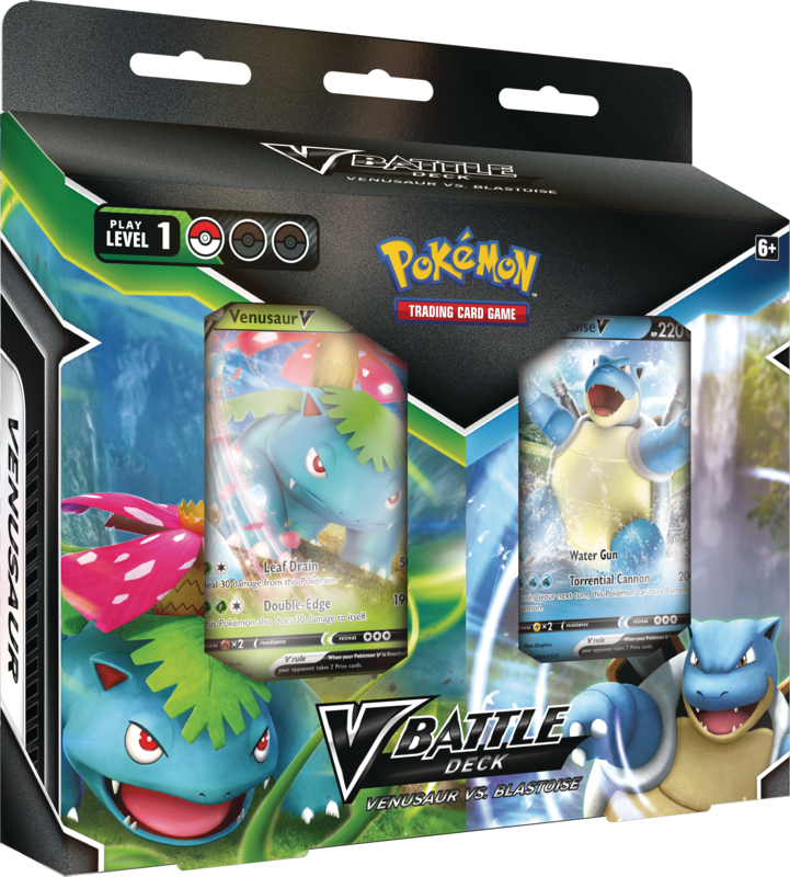 Pokémon Tcg: Venusaur V & Blastoise V Battle Deck Bundle