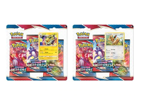 Pokémon Tcg: Sword & Shield 5 Battle Styles 3-Pack Booster Display Eevee / Jolteon