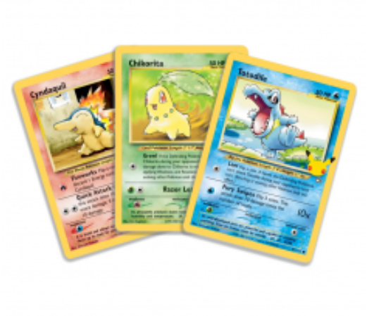 Pokemon Tcg: 25Th Anniv Johto Starters Sept 3Pk Oversize Booster Exclusive