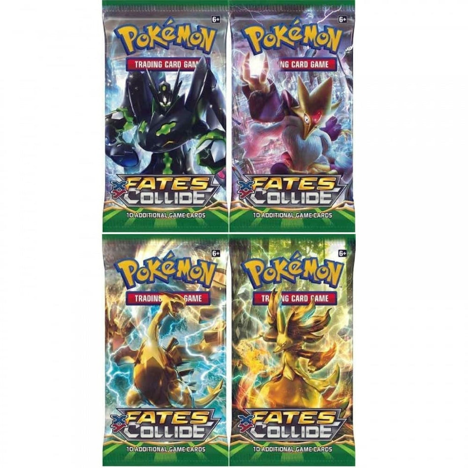 Pokemon Tcg Xy Fates Collide Art Set (4 Boosters Packs)