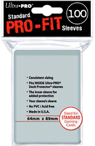 Ultra Pro   Pro-Fit - Standard Size Deck Protectors 100 Pack