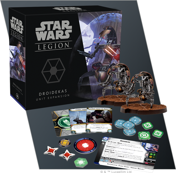 Star Wars Legion: Separatist Droidekas Unit Expansion