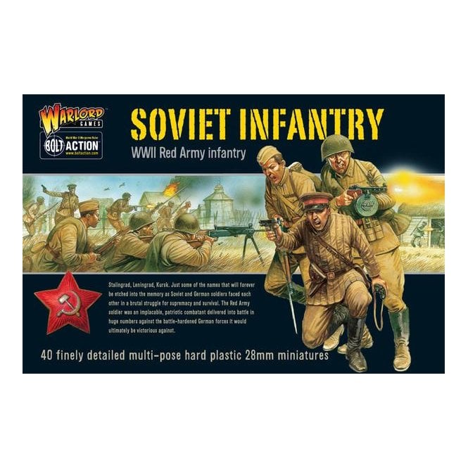 Bolt Action  Soviet Infantry Plastic Box Set