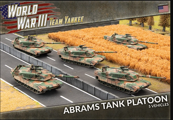 M1A1 Abrams Tank Platoon - Team Yankee Americans - TUBX18
