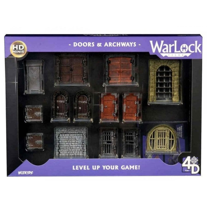 WIZKIDS Dungeons & Dragons: Warlock Tiles - Doors & Archway