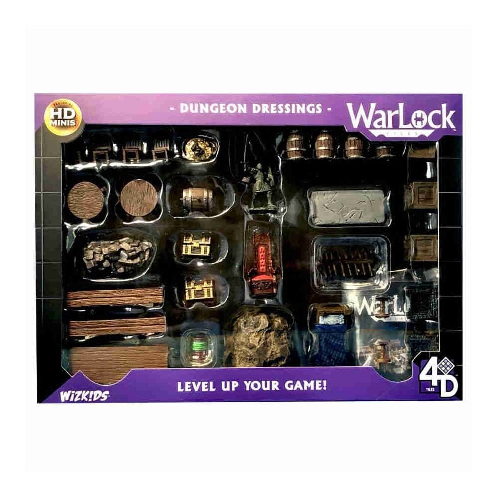 WIZKIDS Dungeons & Dragons: Warlock Tiles - Dungeon Dressings